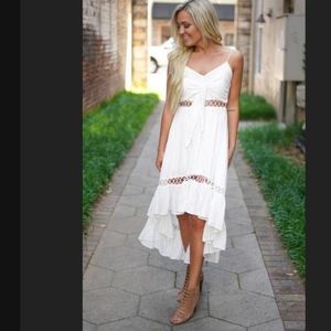 Rosie Daze Boutique white pearl dress